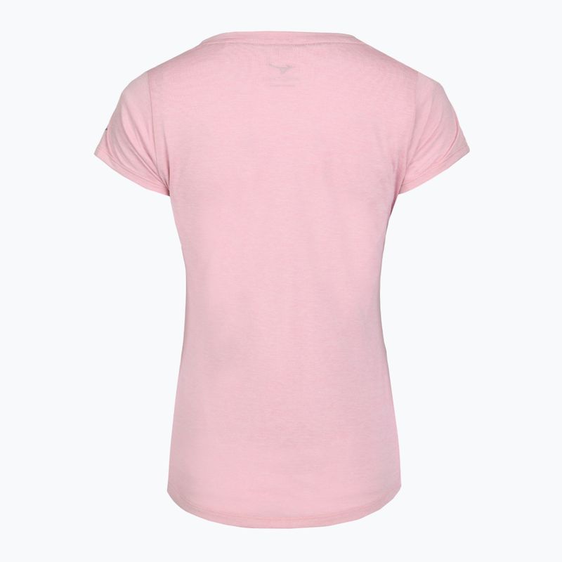 Damen Laufshirt Mizuno Core Runbird Tee gebleicht mauve 2