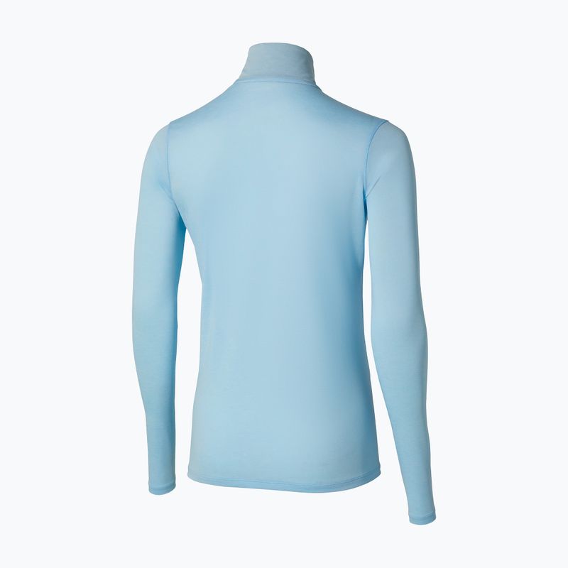Frauen laufen Sweatshirt Mizuno Core Impulse Half Zip Tee nantucket Brise 2
