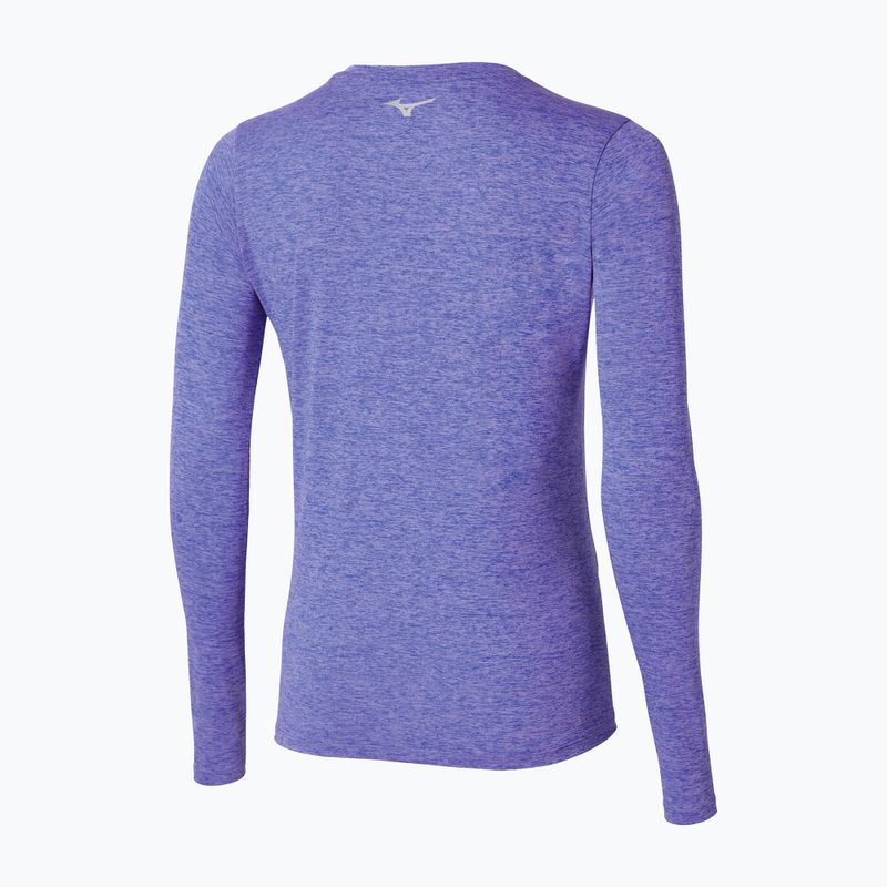 Mizuno Core Impulse Tee iris bloom Langarm-Laufshirt für Damen 2