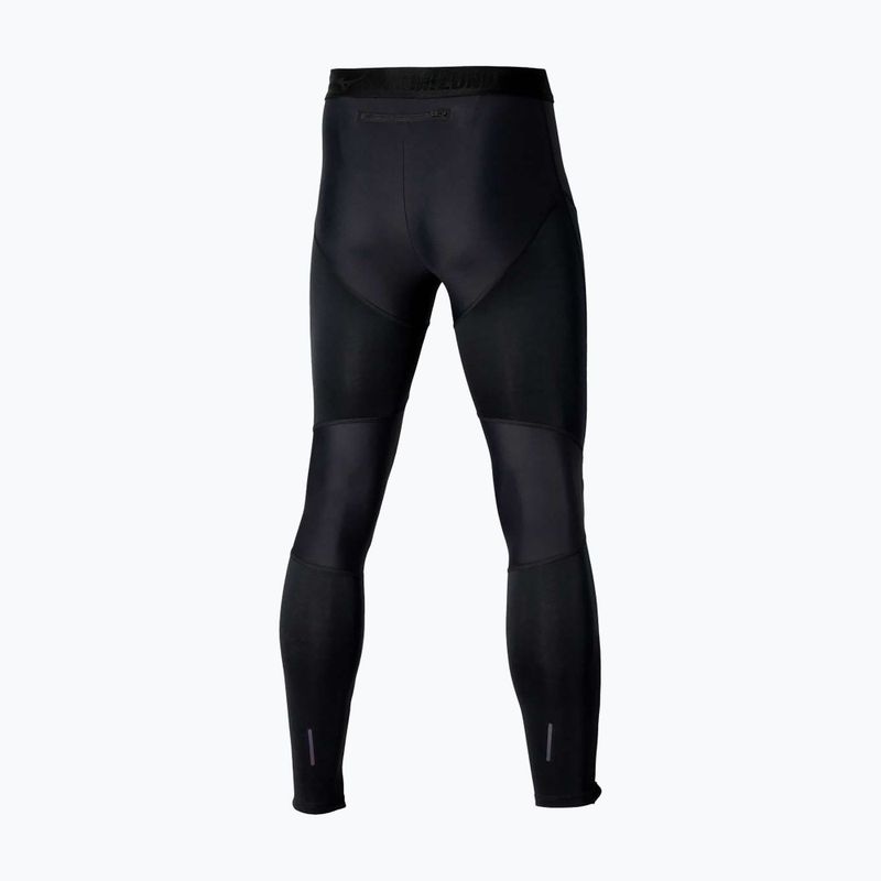 Herren Lauftights Mizuno Tech Thermal Charge Long black 2