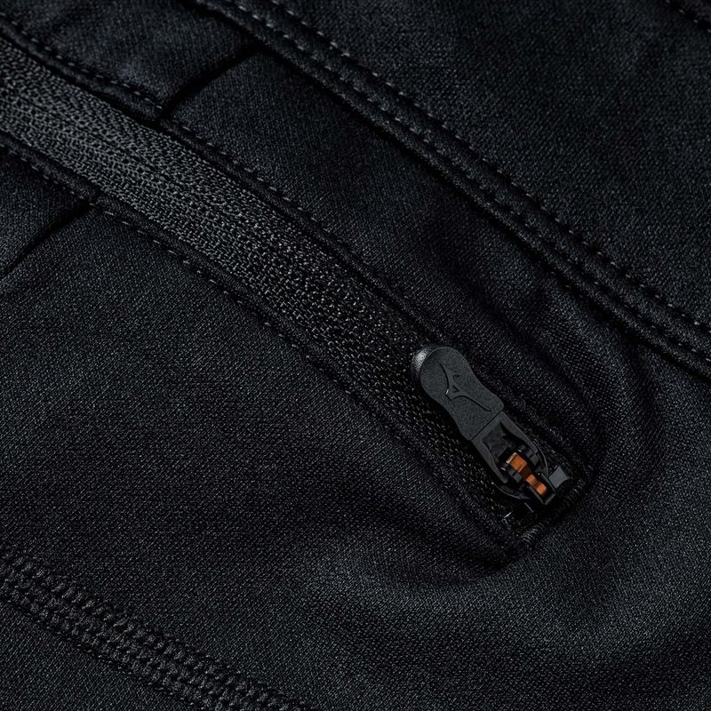 Herren Laufleggings Mizuno Trail Multipocket Long schwarz 6