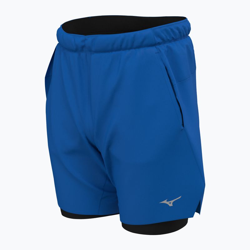 Herren Mizuno Core 7.5 2IN1 Laufshorts princess blau 3
