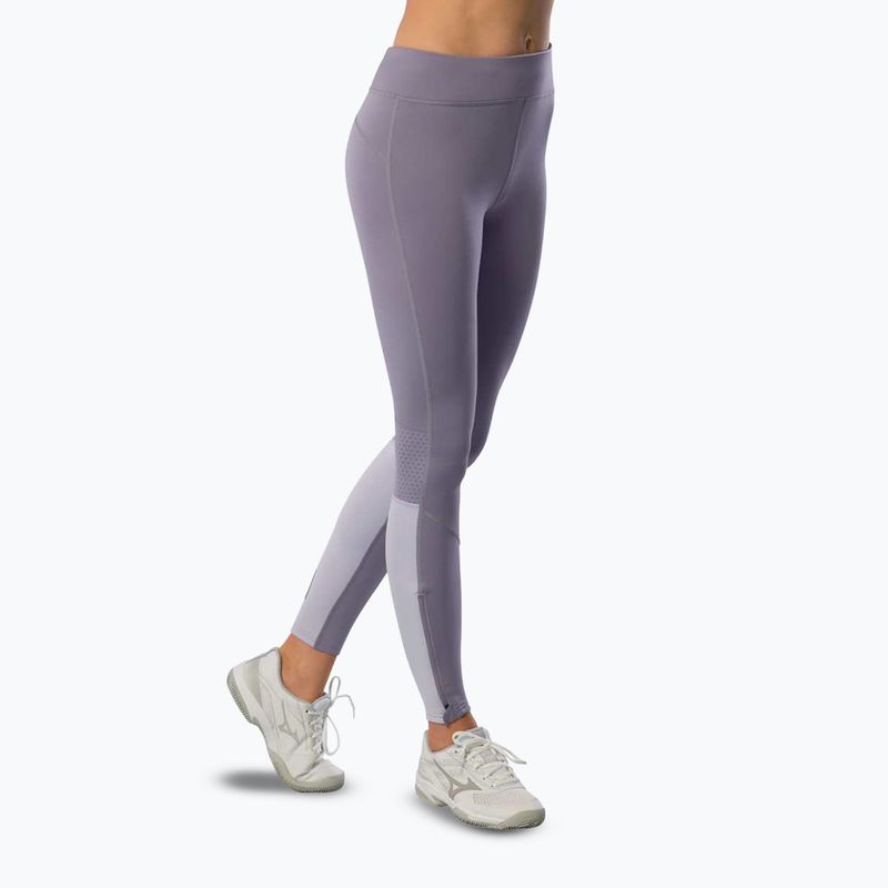 Damen-Laufleggings Mizuno Active Warmalite Long quicksilver 3