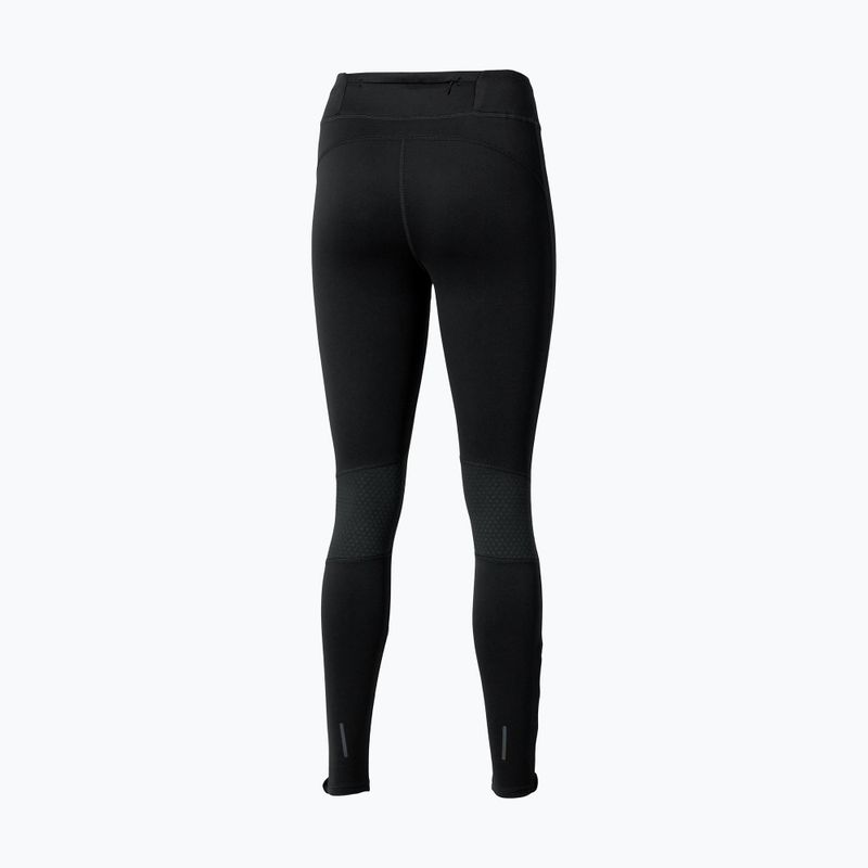 Damen Laufleggings Mizuno Warmalite schwarz 2