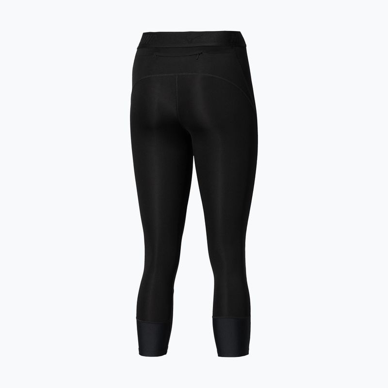 Damen Leggings Mizuno Impulse Core 3/4 schwarz 2