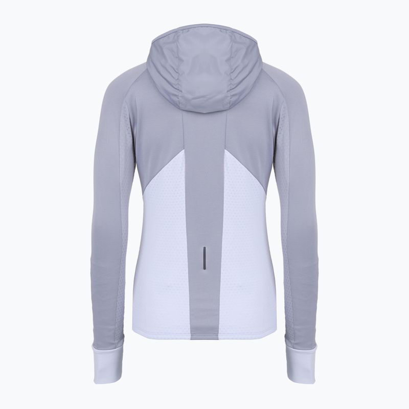 Women's Mizuno Active Warm Hybrid Full Zip Hooded quicksilver Laufjacke 6