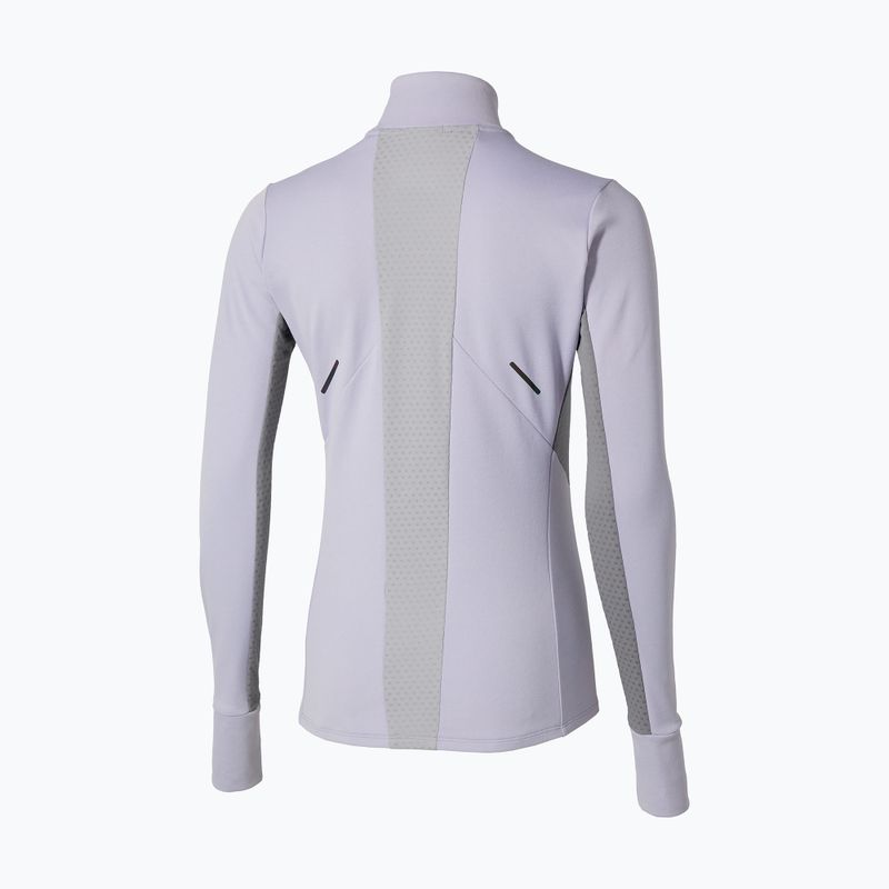 Damen Laufsweatshirt Mizuno Active Warm Half Zip isländisch blau 2