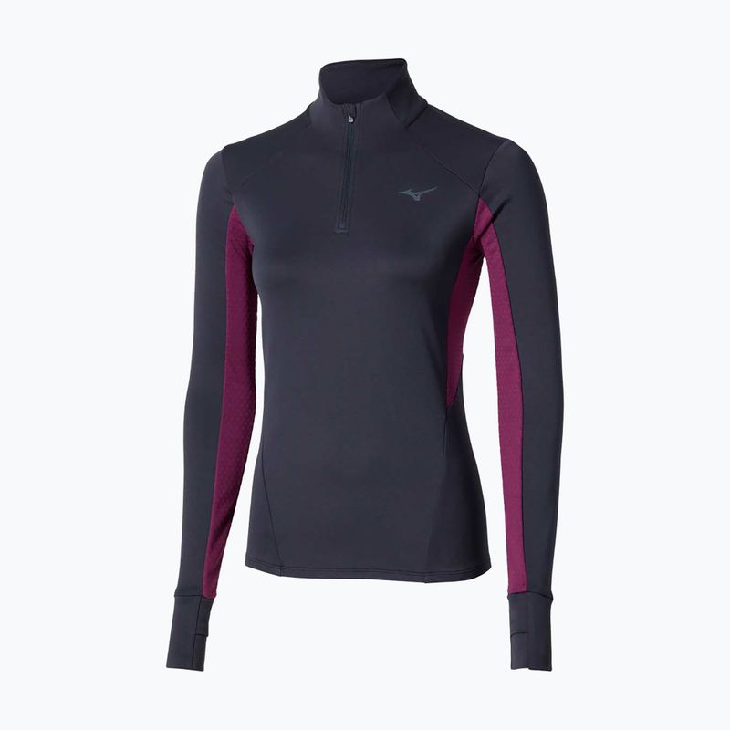Damen-Laufpullover Mizuno Active Warm Half Zip baritone blue 5