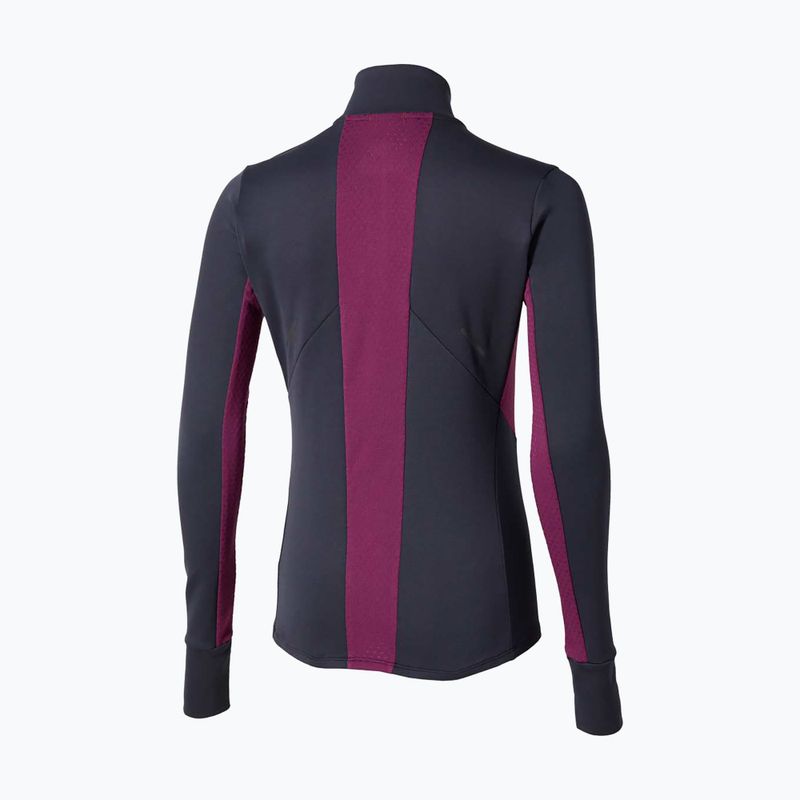 Damen-Laufpullover Mizuno Active Warm Half Zip baritone blue 6