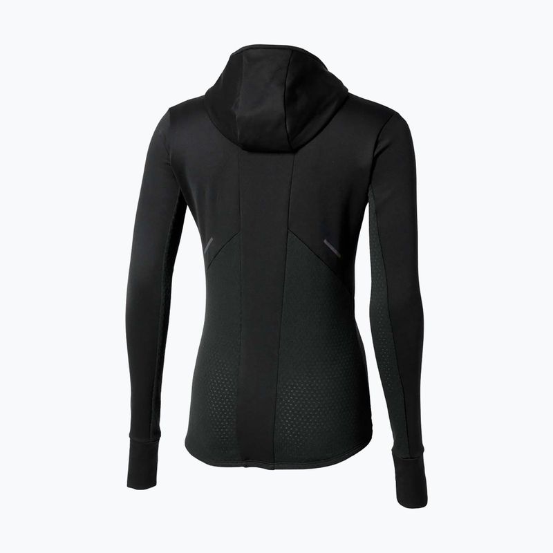Damen-Lauf-Hoodie Mizuno Active Warm Hooded black 2