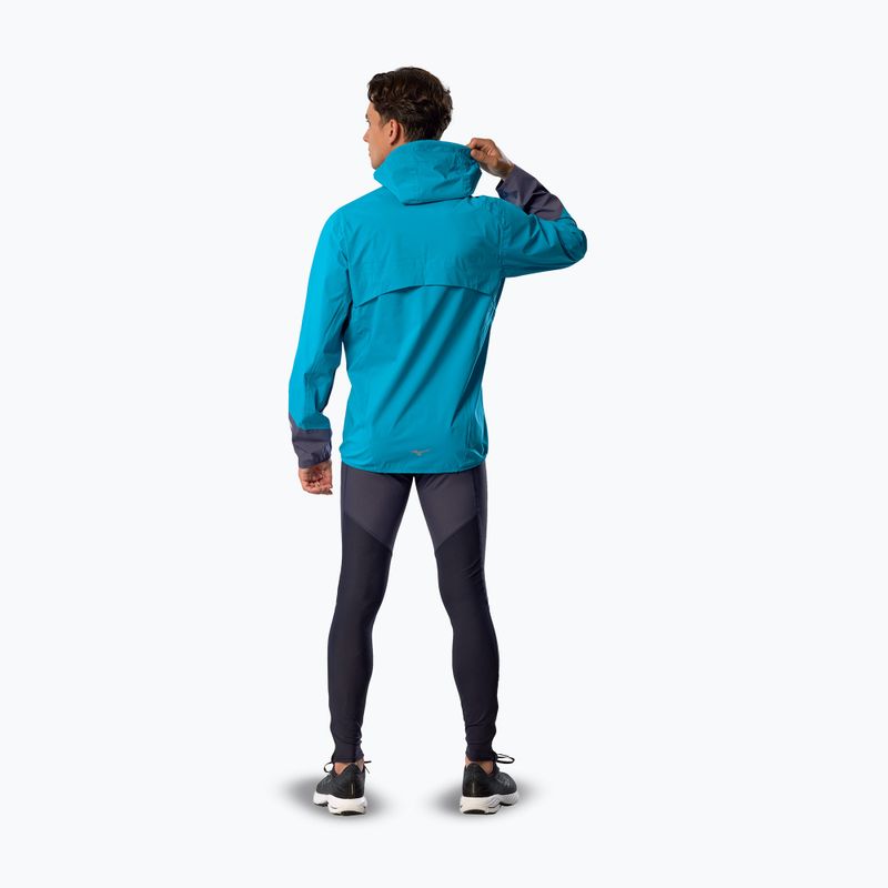 Mizuno Waterproof 20K ER capri breeze Laufjacke für Herren 4