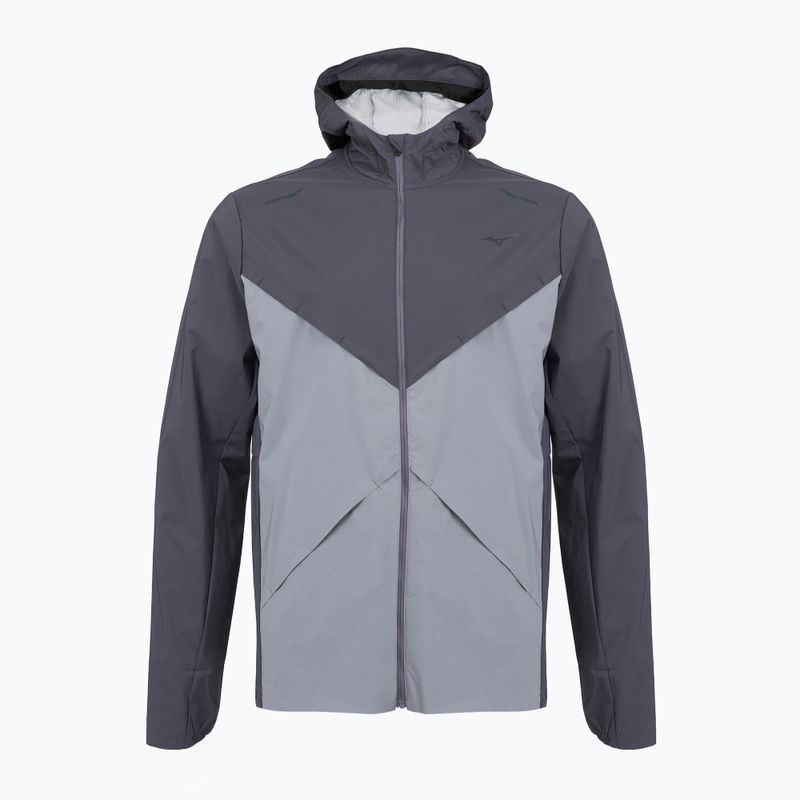 Herren-Laufjacke Mizuno Tech Thermal Charge Hooded quiksilver