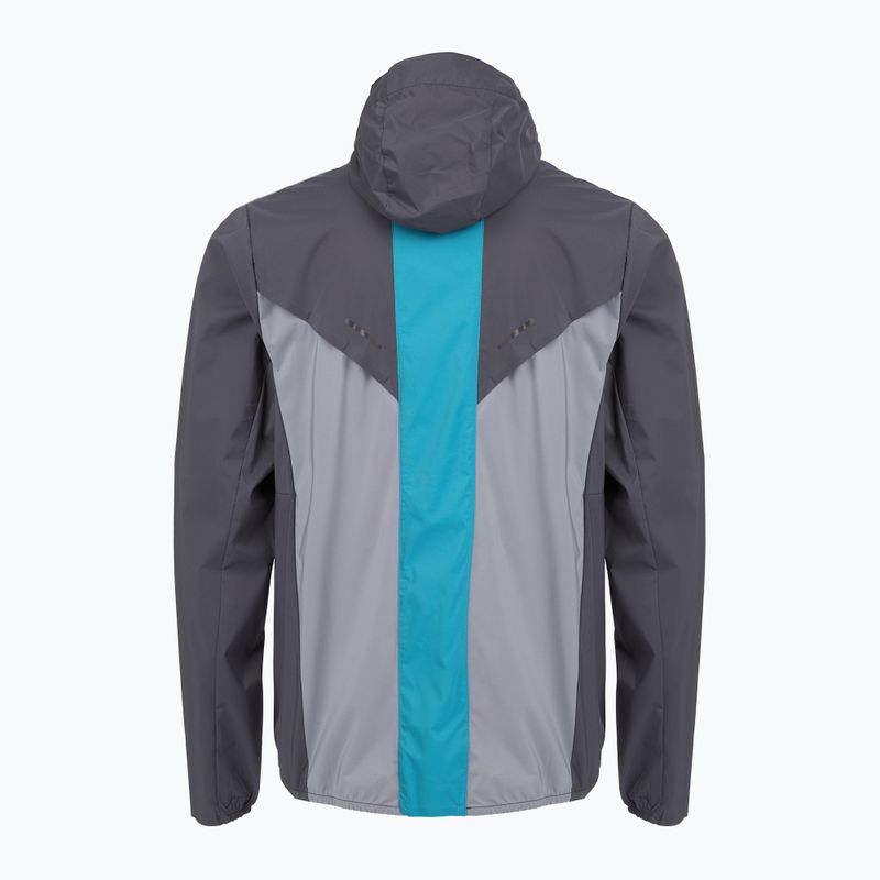 Herren-Laufjacke Mizuno Tech Thermal Charge Hooded quiksilver 2