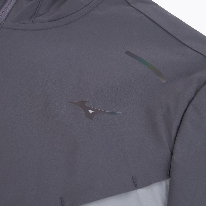 Herren-Laufjacke Mizuno Tech Thermal Charge Hooded quiksilver 3
