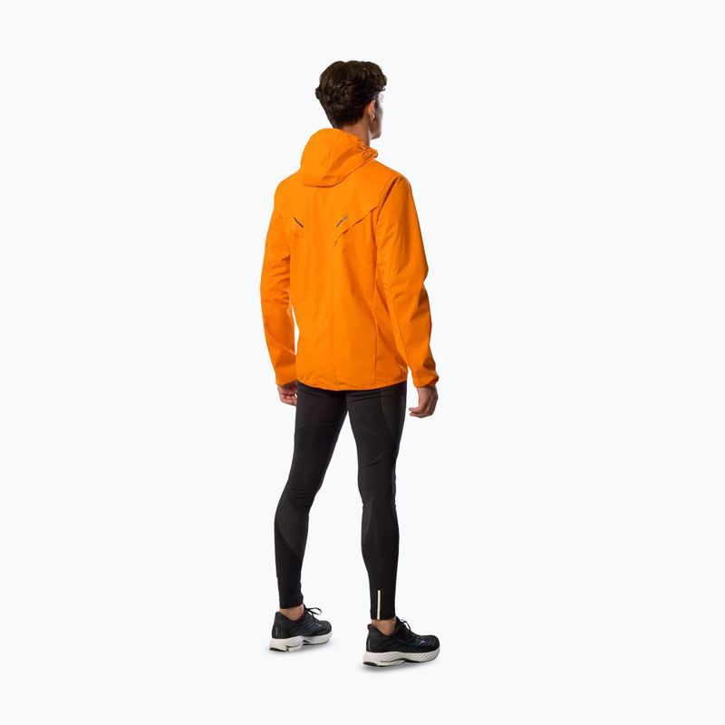 Herren-Laufjacke Mizuno Tech Thermal Charge Hooded tangelo 4