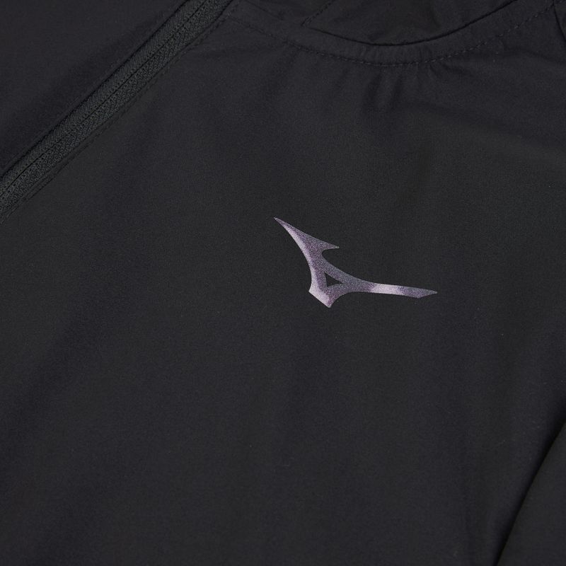 Damen-Laufjacke Mizuno Tech Thermal Charge Hooded black 3