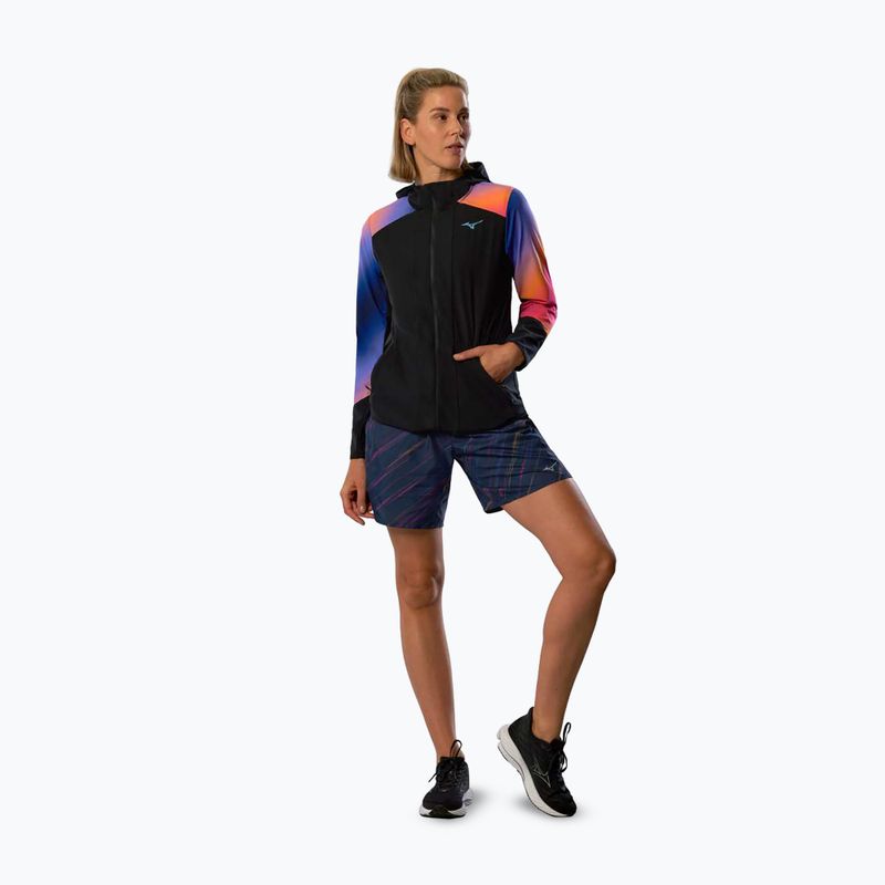 Damen-Laufjacke Mizuno Active Alpha Hodded sunset 2