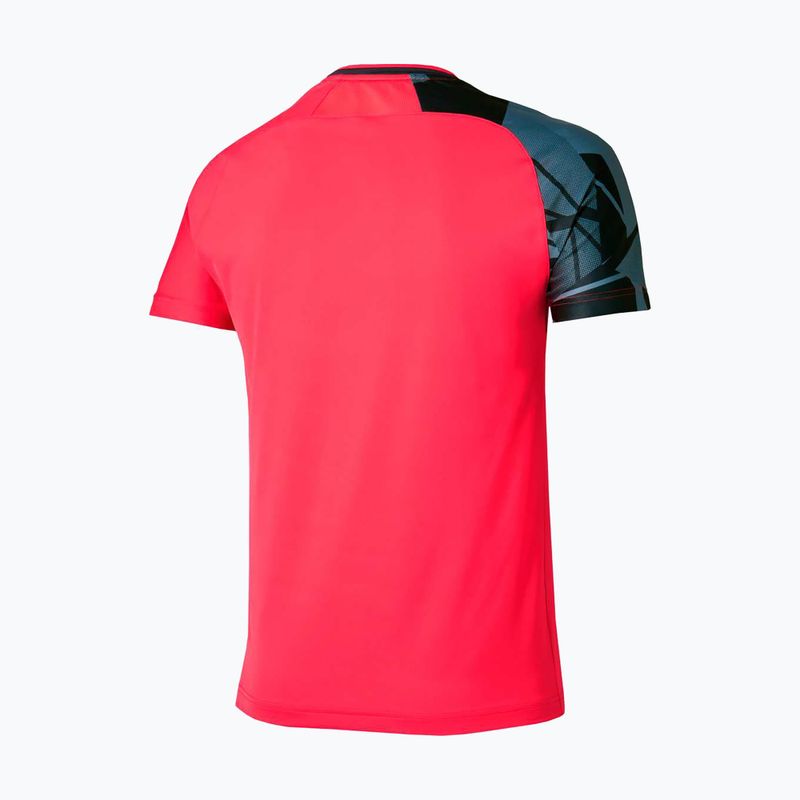 Herren-Tennisshirt Mizuno Daybreakers Shadow vibrant red 2