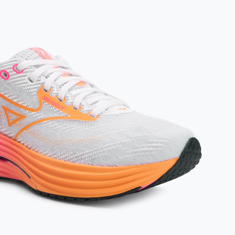 Laufschuhe Mizuno Wave Rider 28 white/tang orange/pink tetra 7
