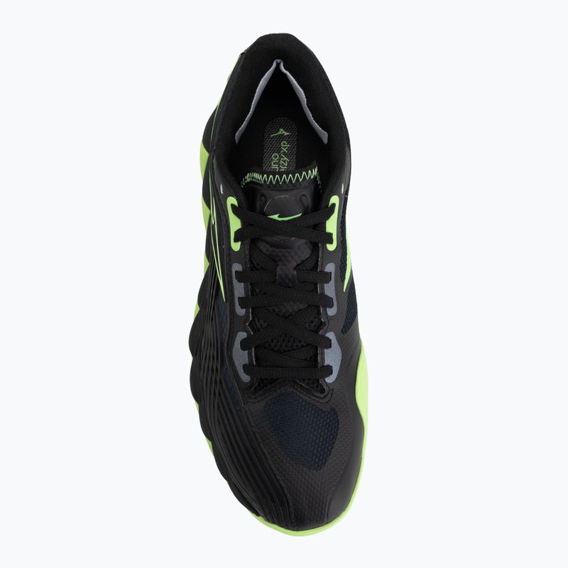 Padelschuhe Mizuno Wave Enforce Tour 2 black/foliage green/glowing ap 5