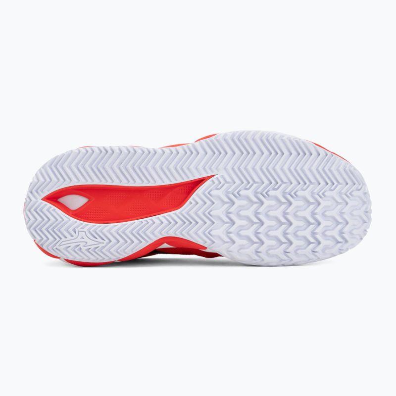 Tennisschuhe Mizuno Wave Enforce Tour 2 CC fiery red/white/sun-dried toma 4