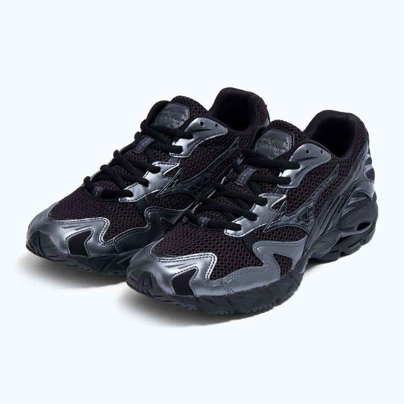 Mizuno Wave Rider 10 Laufschuhe black/black sand/metallic gray 2