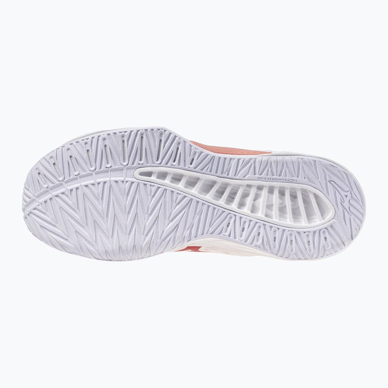 Damen-Volleyballschuhe Mizuno Lightning Select Mid white/rose elegance/lava falls 2