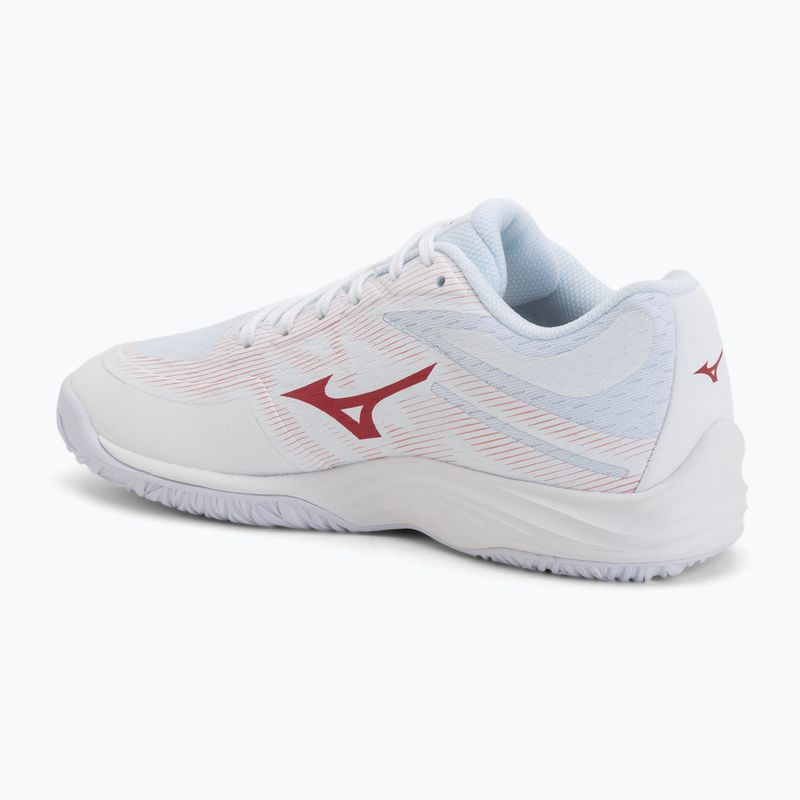 Damen-Volleyballschuhe Mizuno Lightning Select white/rose elegance/lava falls 3