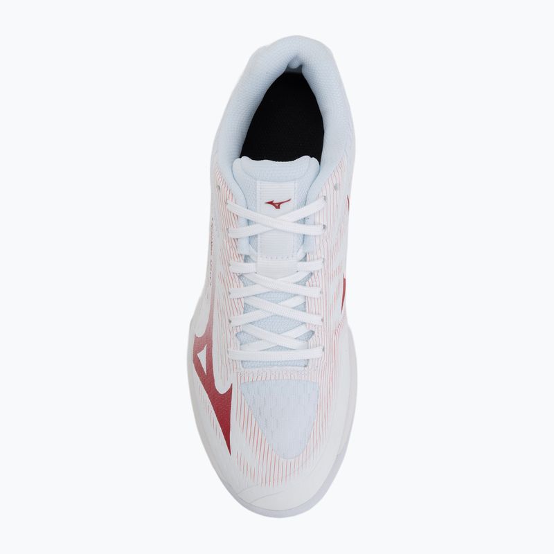 Damen-Volleyballschuhe Mizuno Lightning Select white/rose elegance/lava falls 5