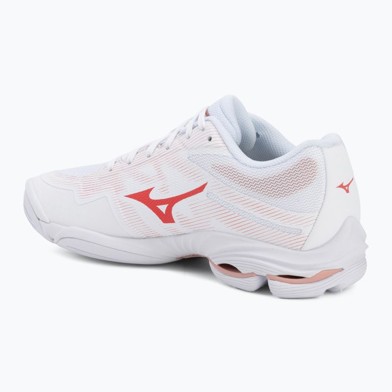 Damen-Volleyballschuhe Mizuno Wave Lightning Pro white/rose elegance/lava falls 3