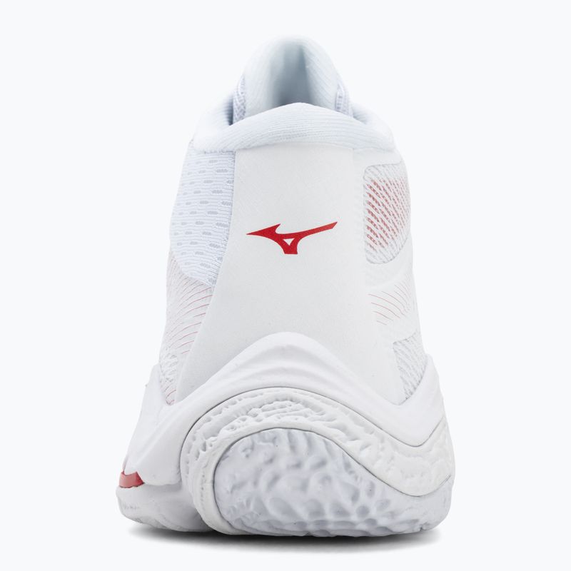 Damen-Volleyballschuhe Mizuno Wave Lightning Elite Mid white/rose elegance/lava falls 6