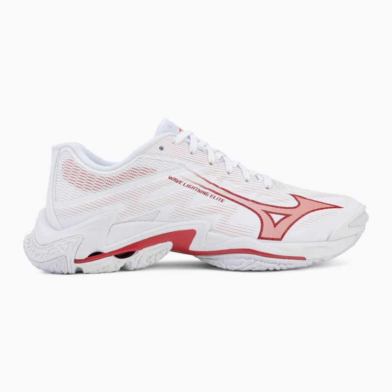 Damen-Volleyballschuhe Mizuno Wave Lightning Elite white/rose elegance/lava falls 2