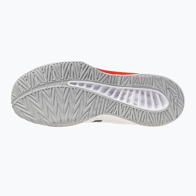 Volleyballschuhe Mizuno Lightning Select Mid white/black/fiery red 2