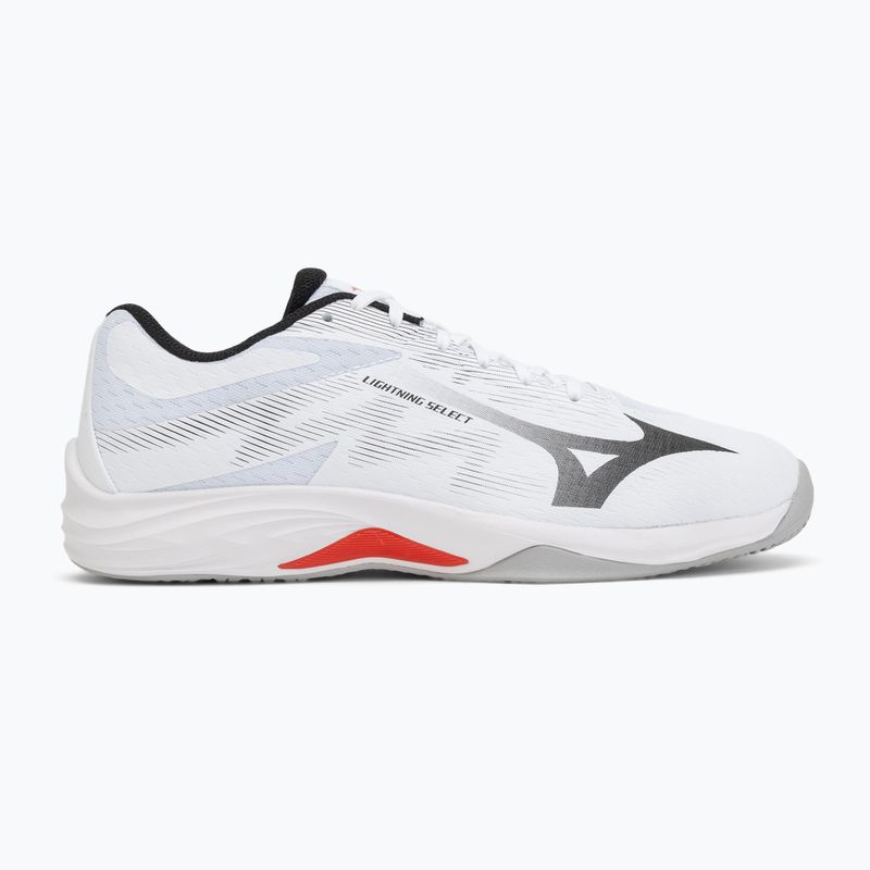 Volleyballschuhe Mizuno Lightning Select white/black/fiery red 2