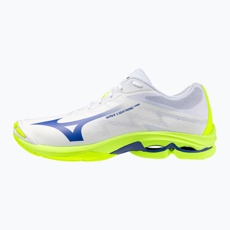 Volleyballschuhe Mizuno Wave Lightning Pro white/lighting yellow/dazzling blue 8