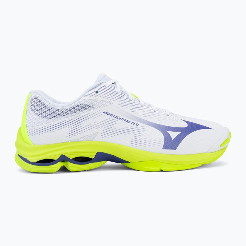 Volleyballschuhe Mizuno Wave Lightning Pro white/lighting yellow/dazzling blue 2