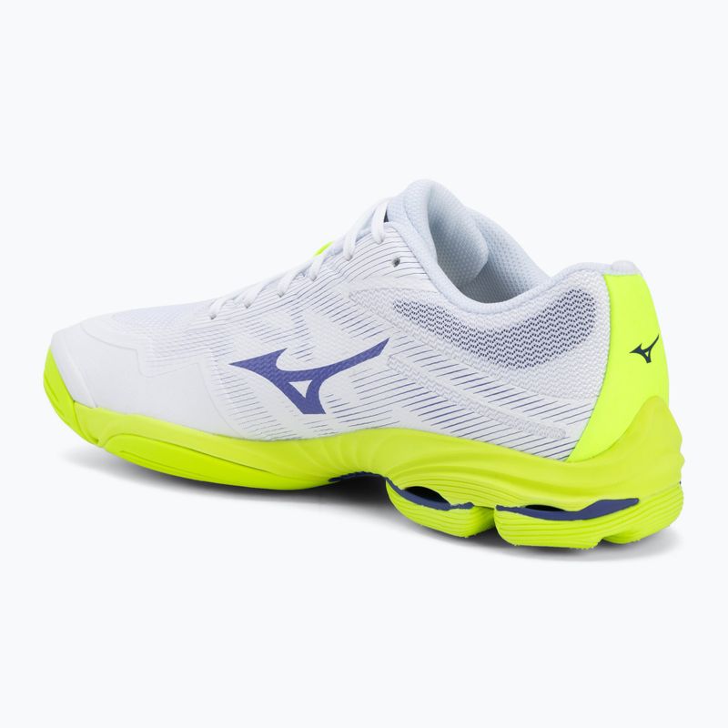 Volleyballschuhe Mizuno Wave Lightning Pro white/lighting yellow/dazzling blue 3