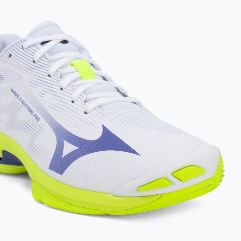 Volleyballschuhe Mizuno Wave Lightning Pro white/lighting yellow/dazzling blue 7
