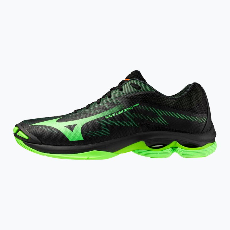 Volleyballschuhe Mizuno Wave Lightning Pro black/gloving apple/mandarin orange 8