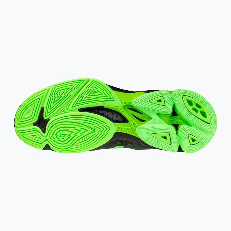 Volleyballschuhe Mizuno Wave Lightning Pro black/gloving apple/mandarin orange 9