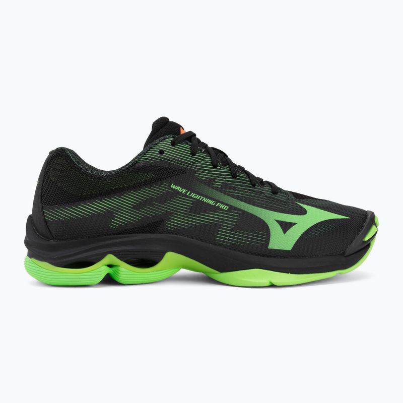 Volleyballschuhe Mizuno Wave Lightning Pro black/gloving apple/mandarin orange 2