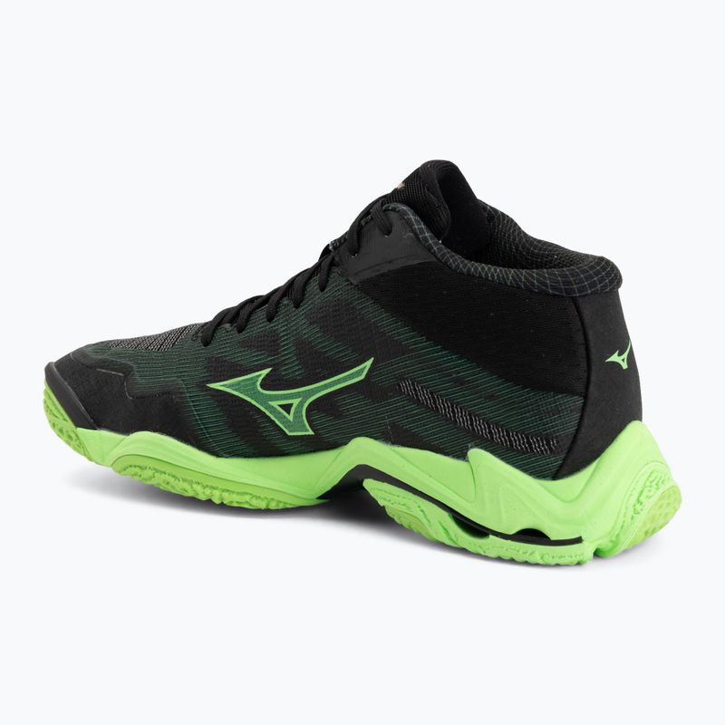 Volleyballschuhe Mizuno Wave Lightning Elite Mid black/glowing apple/mandarin orange 3