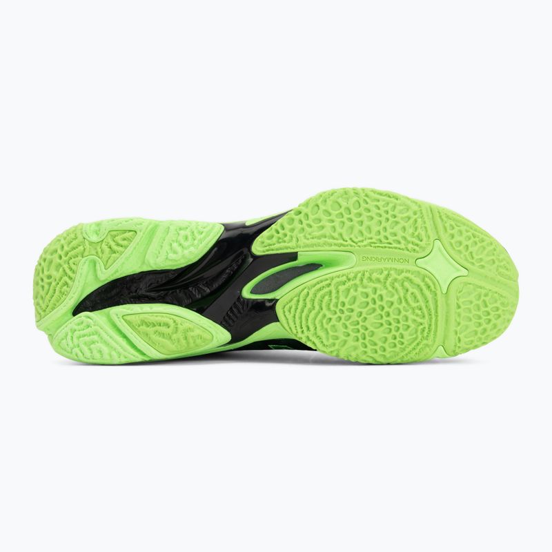 Volleyballschuhe Mizuno Wave Lightning Elite Mid black/glowing apple/mandarin orange 4
