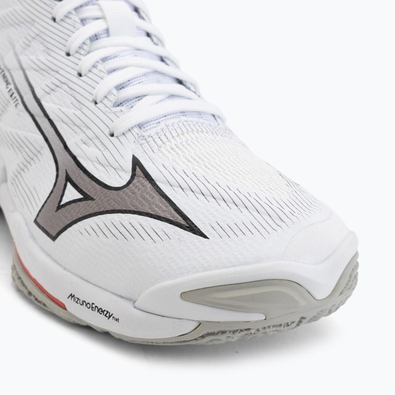 Volleyballschuhe Mizuno Wave Lightning Elite Mid white/black/fiery red 7
