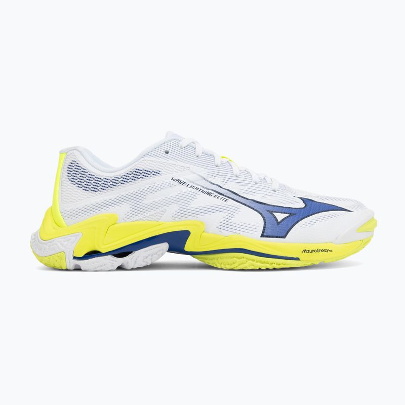 Volleyballschuhe Mizuno Wave Lightning Elite white/lighting yellow/dazzling blue 2