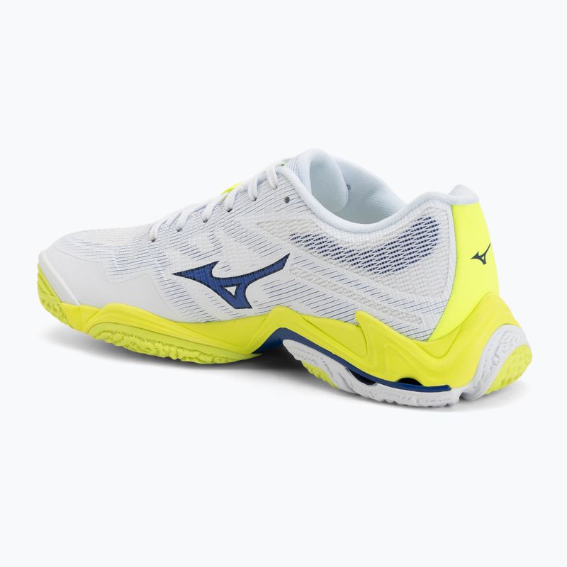 Volleyballschuhe Mizuno Wave Lightning Elite white/lighting yellow/dazzling blue 3