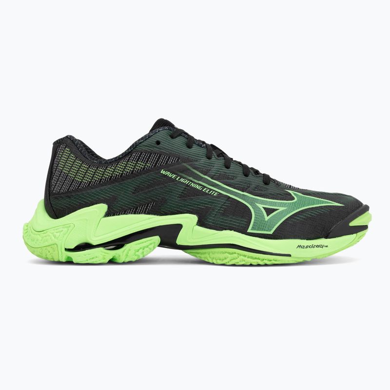 Volleyballschuhe Mizuno Wave Lightning Elite black/glowing apple/mandarin orange 2