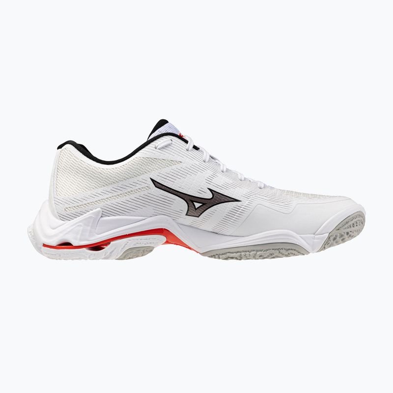 Volleyballschuhe Mizuno Wave Lightning Elite white/black/fiery red 2