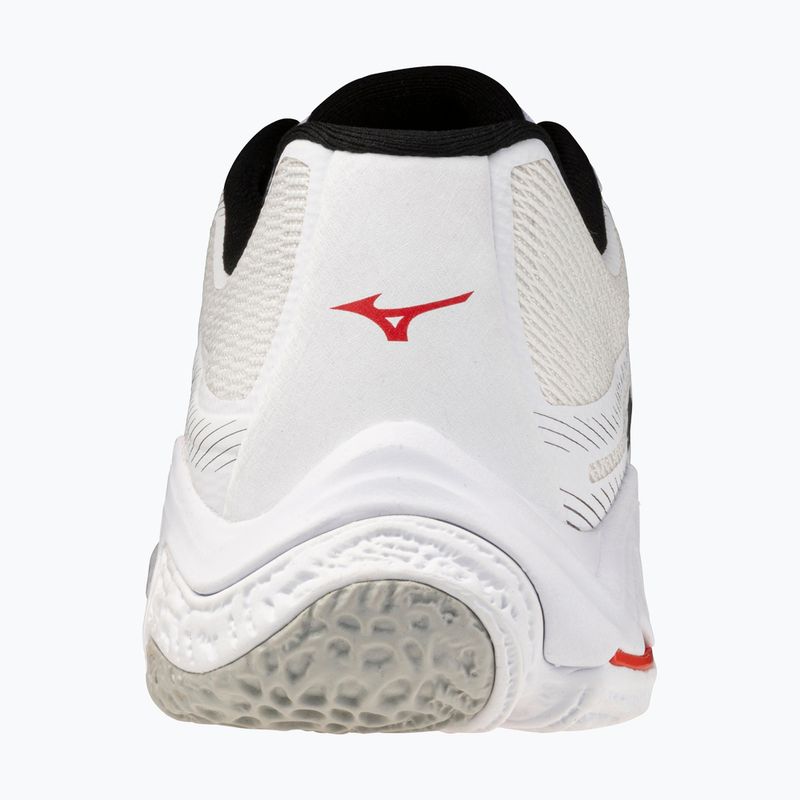 Volleyballschuhe Mizuno Wave Lightning Elite white/black/fiery red 3