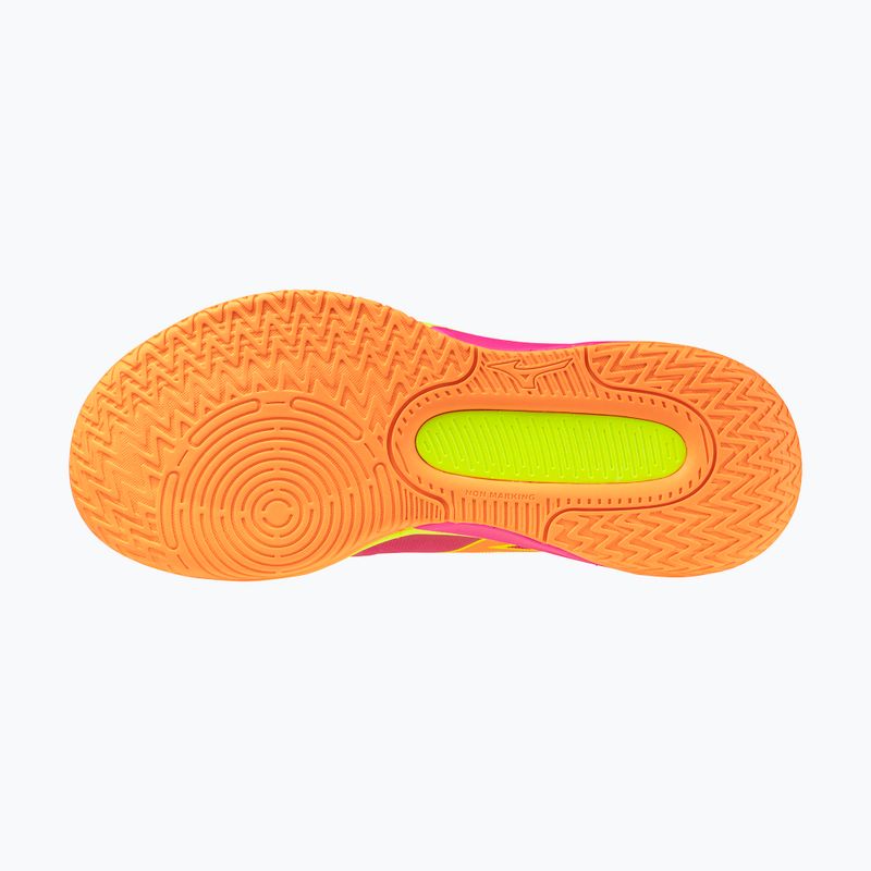 Volleyballschuhe Mizuno Neo Jump pink tetra/fortune yellow/light 3